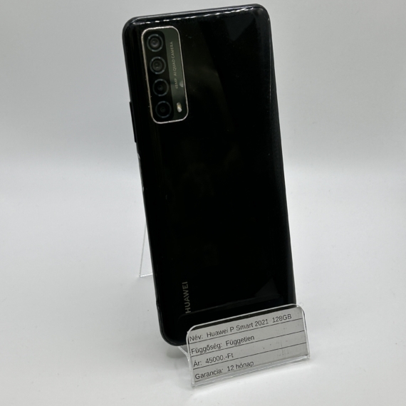 Huawei P Smart 2021 128GB Fekete