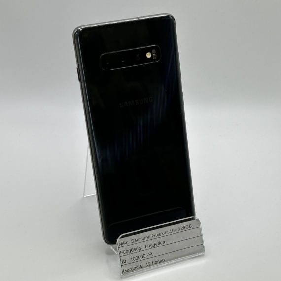 Samsung S10 Plus 128GB Fekete