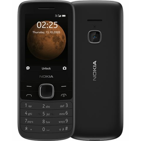 Nokia 225 4G Dual Sim Fekete(2019)